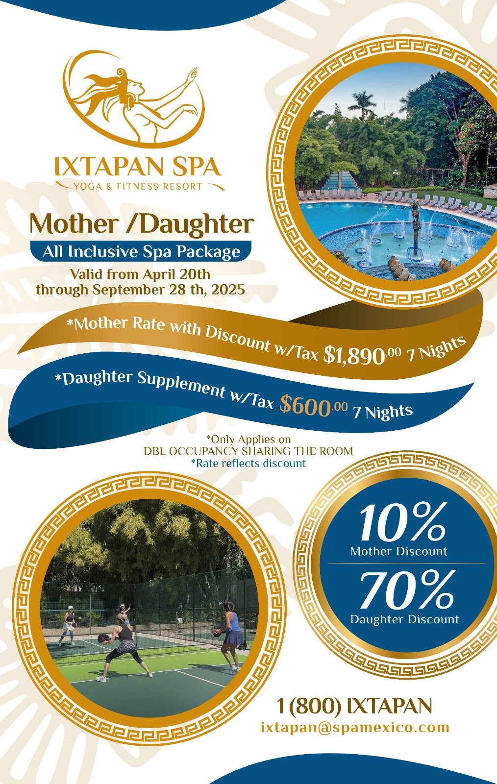 Mother-Daughter Spa Promotion 